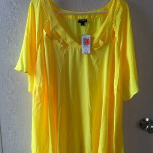 Neon yellow Torrid top